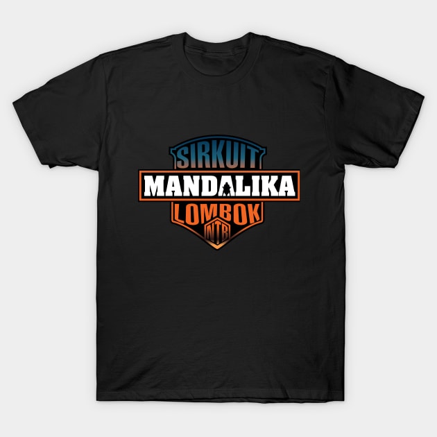 Sirkuit NTB Mandalika Gradient on Dark Color T-Shirt by G-Design